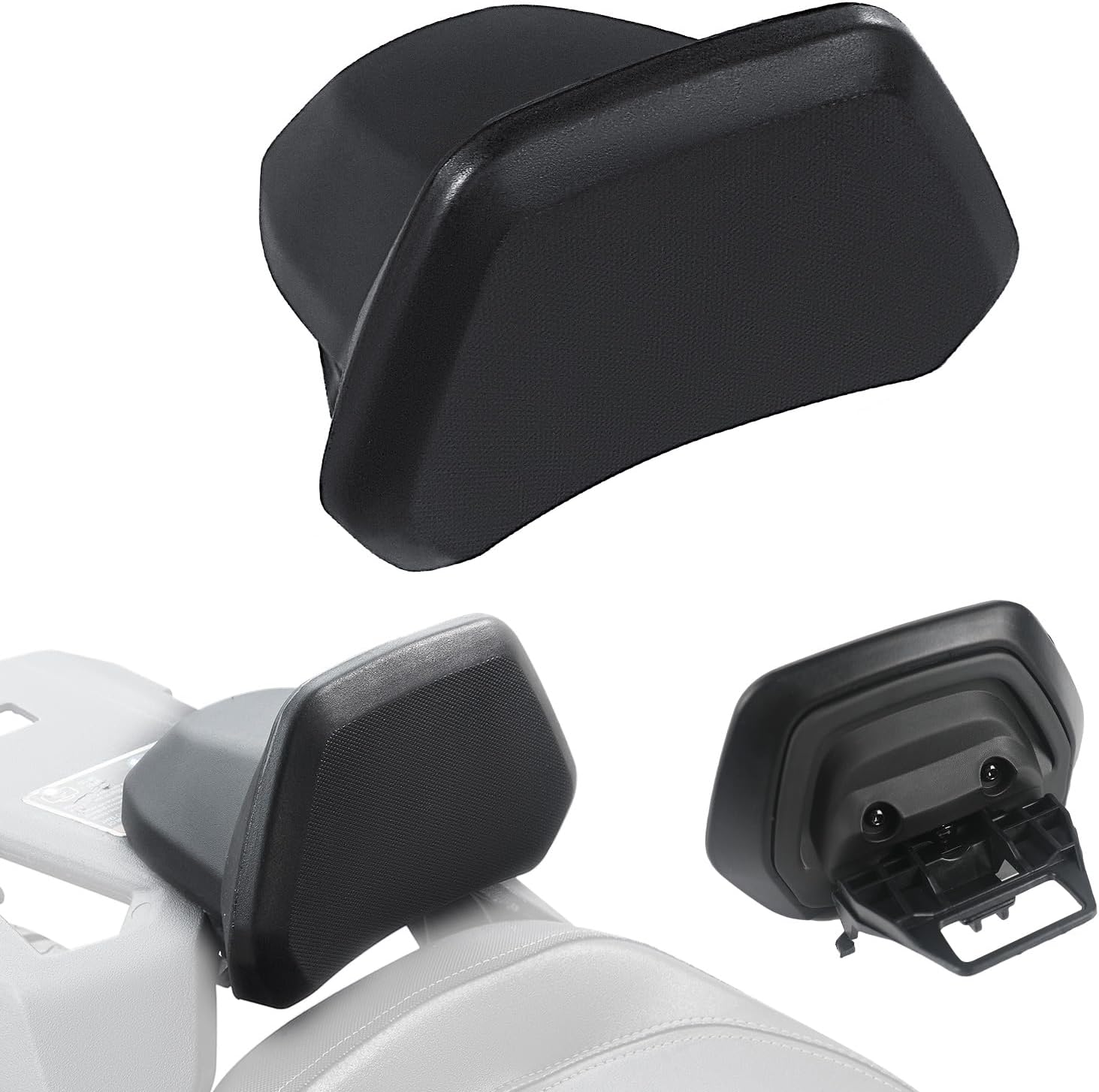 1up Driver Backrest for Can-Am Ryker 900, 600, Sport, Rally Edition, Adjustable Angle Lumbar Support Sport Driver Backrest Kit for Can Am Ryker 2019-2024 Accessories, Replace OEM #219400960