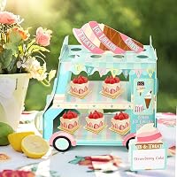 Kitchnexus Torta Állvány Karton Cupcake Muffin Desszert Tálca Esküvő Születésnap 2