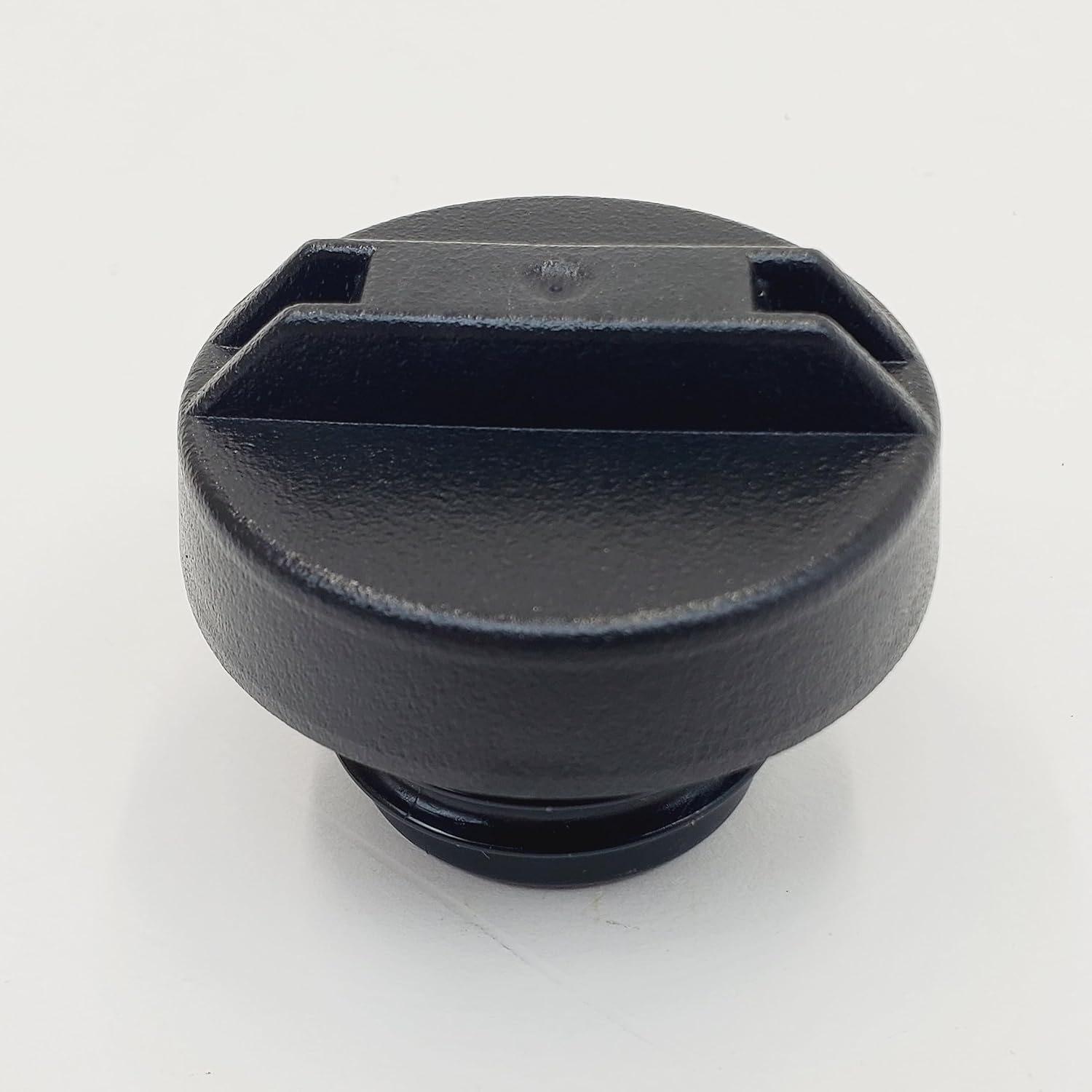 Black Plastic Gas Cap for 1992-2024 Harley Touring Road King FLHR, Road Glide FLTR, Street Glide FLHX, Electra Glide FLHT with Gas Tank Fuel Doors - Replaces HD# 61274-92 - Vented, Right Hand Thread