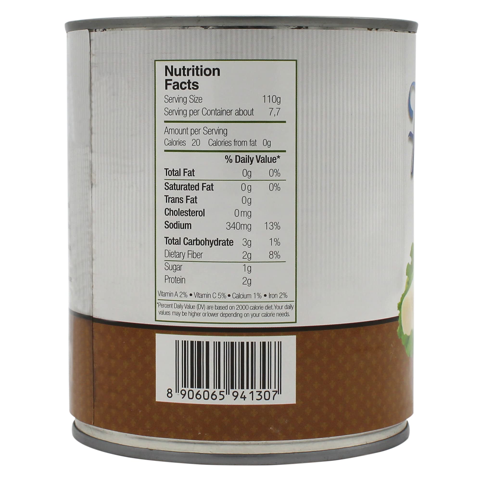 Freshos Hearts of Palm, 800 g, White & Brown, Medium 2