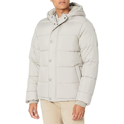 Amazon Essentials Men's Heavyweight Hooded Puffer Coat