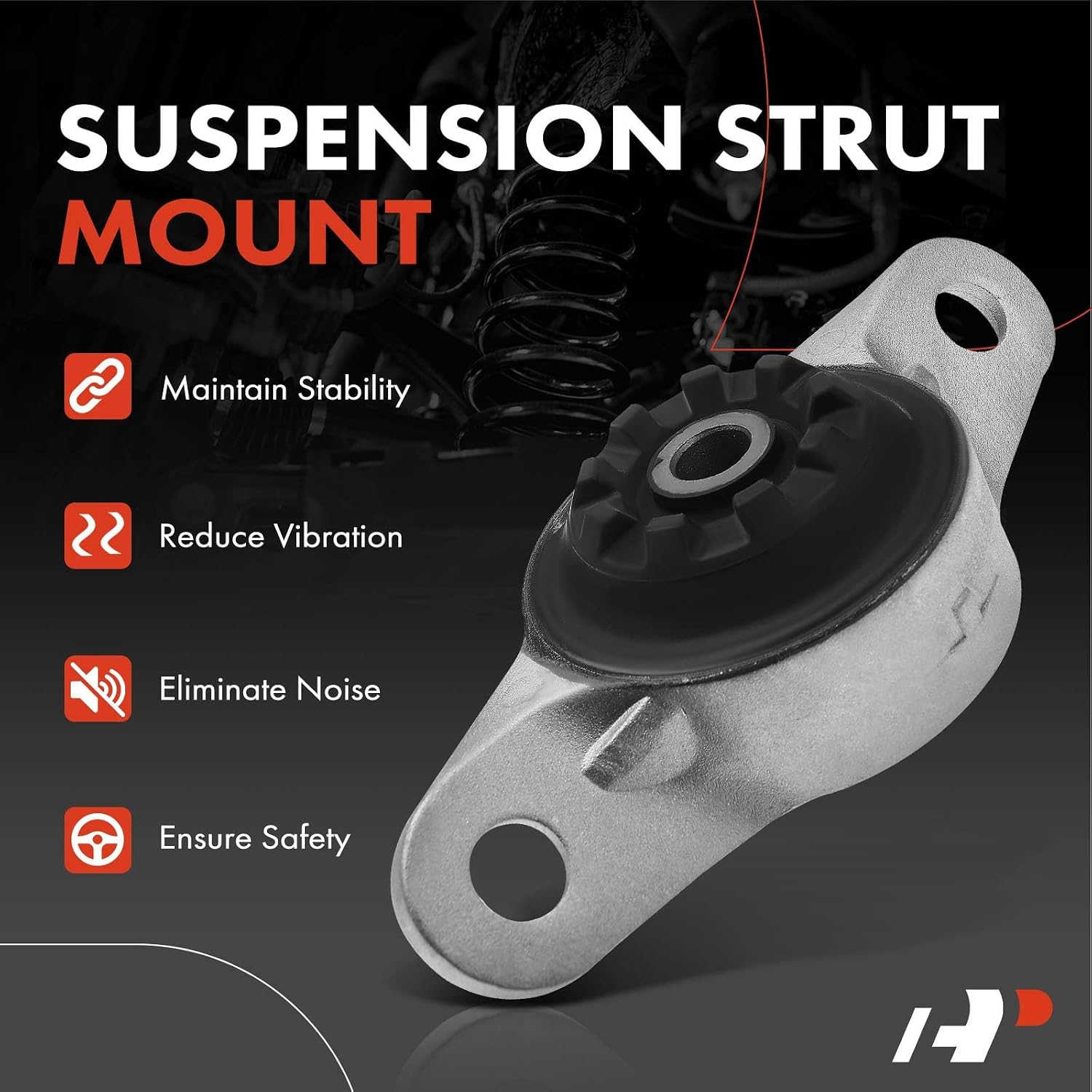 A-Premium Rear Driver or Passenger Suspension Strut Mount Compatible with Kia Soul 2020-2021 Seltos 2021 Rio Hyundai Accent 2018-2020 Venue 2020-2021
