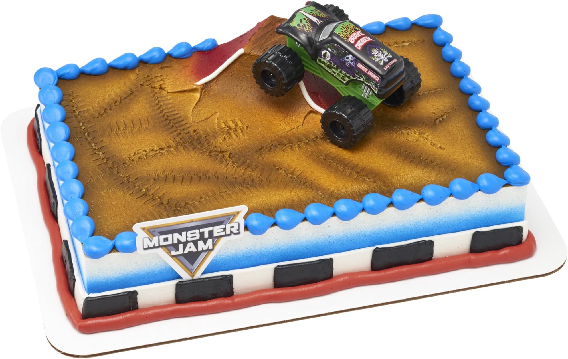 Monster Jam Grave Digger Truck Cake Topper