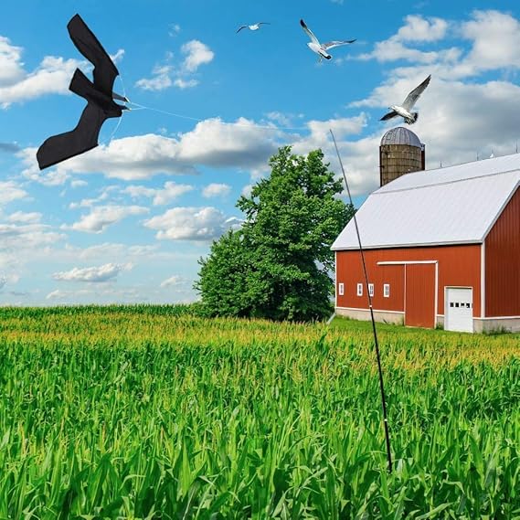 Bird Scarer Kite with Pole Bird Repeller Hawk Scarer Extendable Bird Repellent Kite Bird Scarers Bird Scarer Kite with Pole Bird Repeller Hawk Scarer Extendable Bird Repellent Kite Bird Scarers