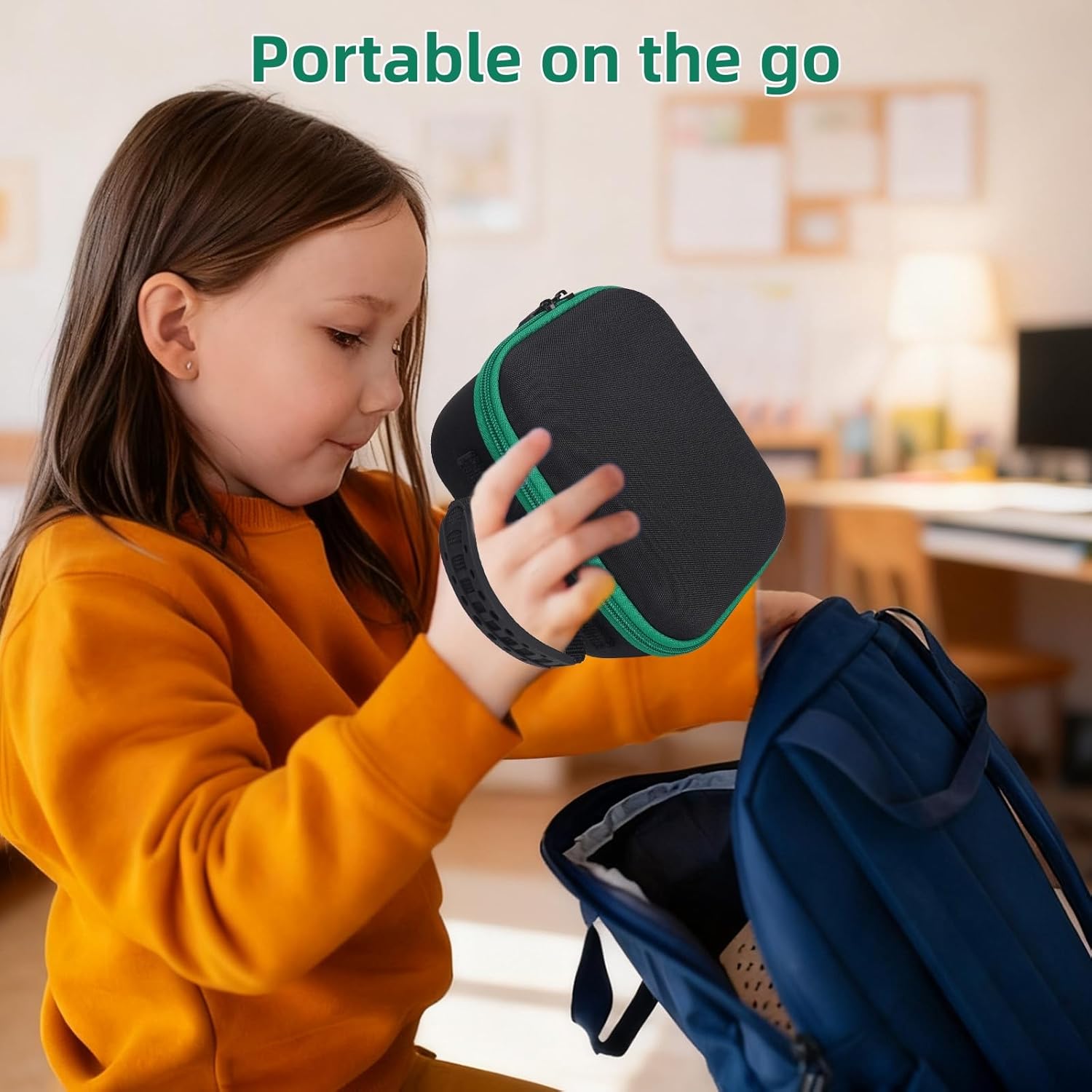 YouKnow Hard Case Compatible with LeapFrog LeapMove Active Learning Video Game System with Removable Custom Sponge Insert (Only Case)