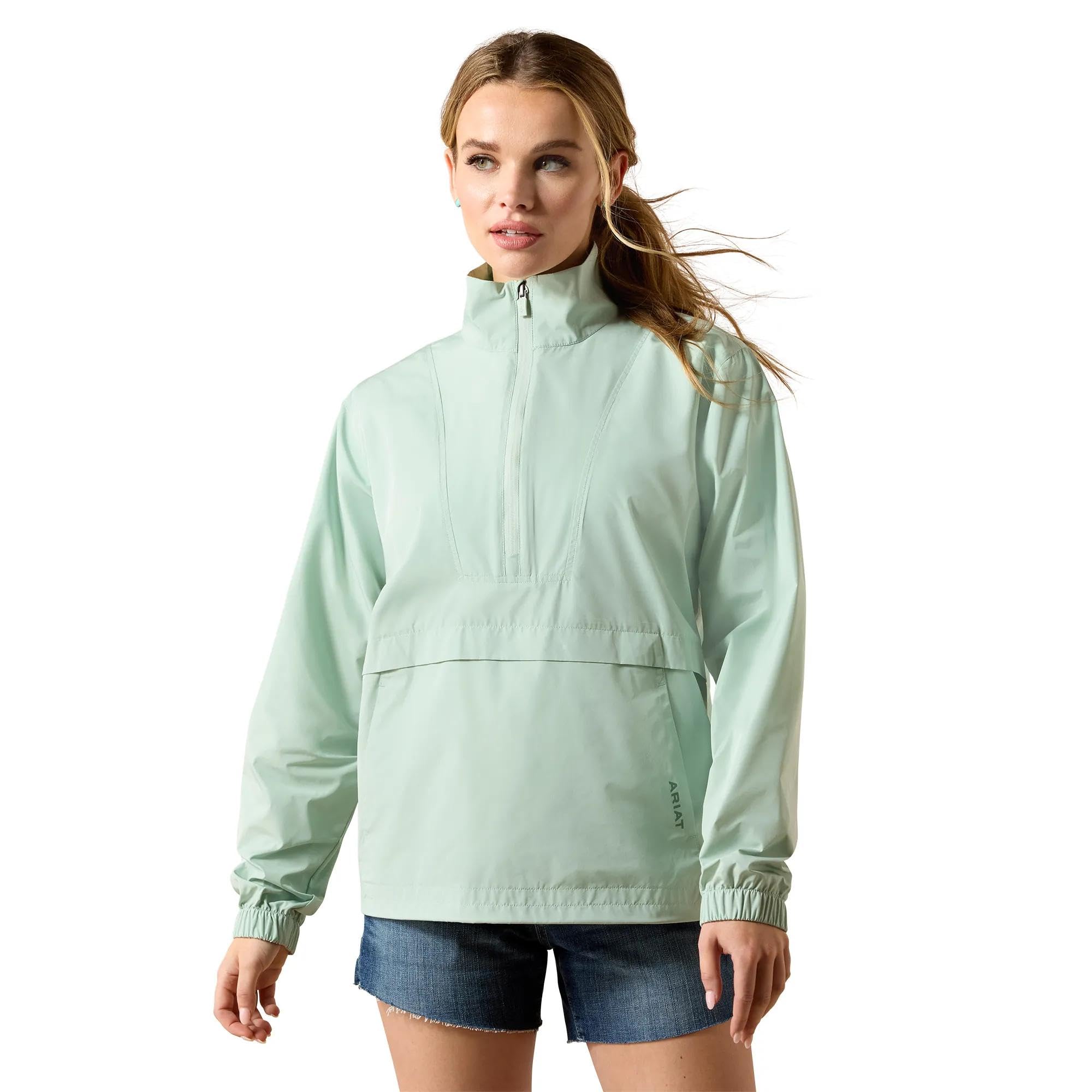 ARIAT Whisper Womens Pullover Jacket - Silt Green