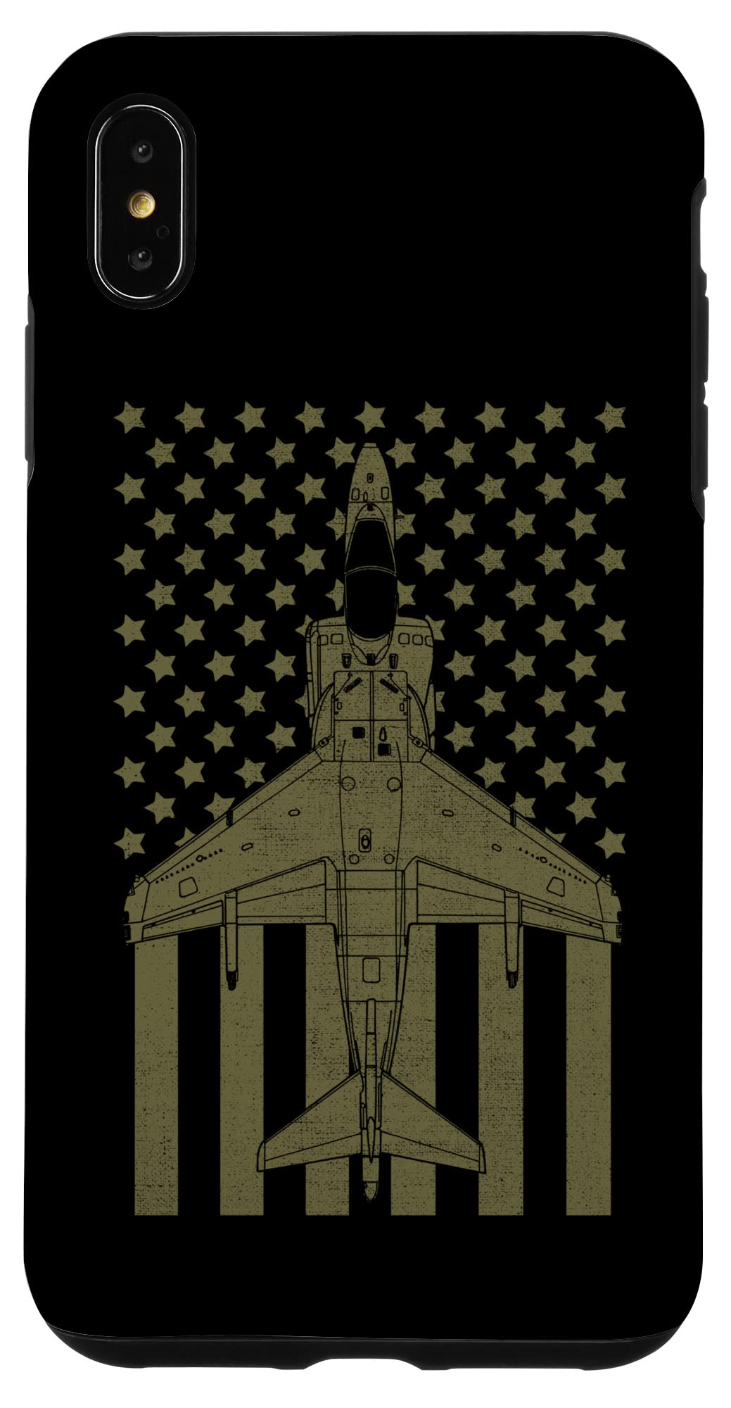 iPhone XS Max AV-8B Harrier II Attack Aircraft Warplane US Military Case