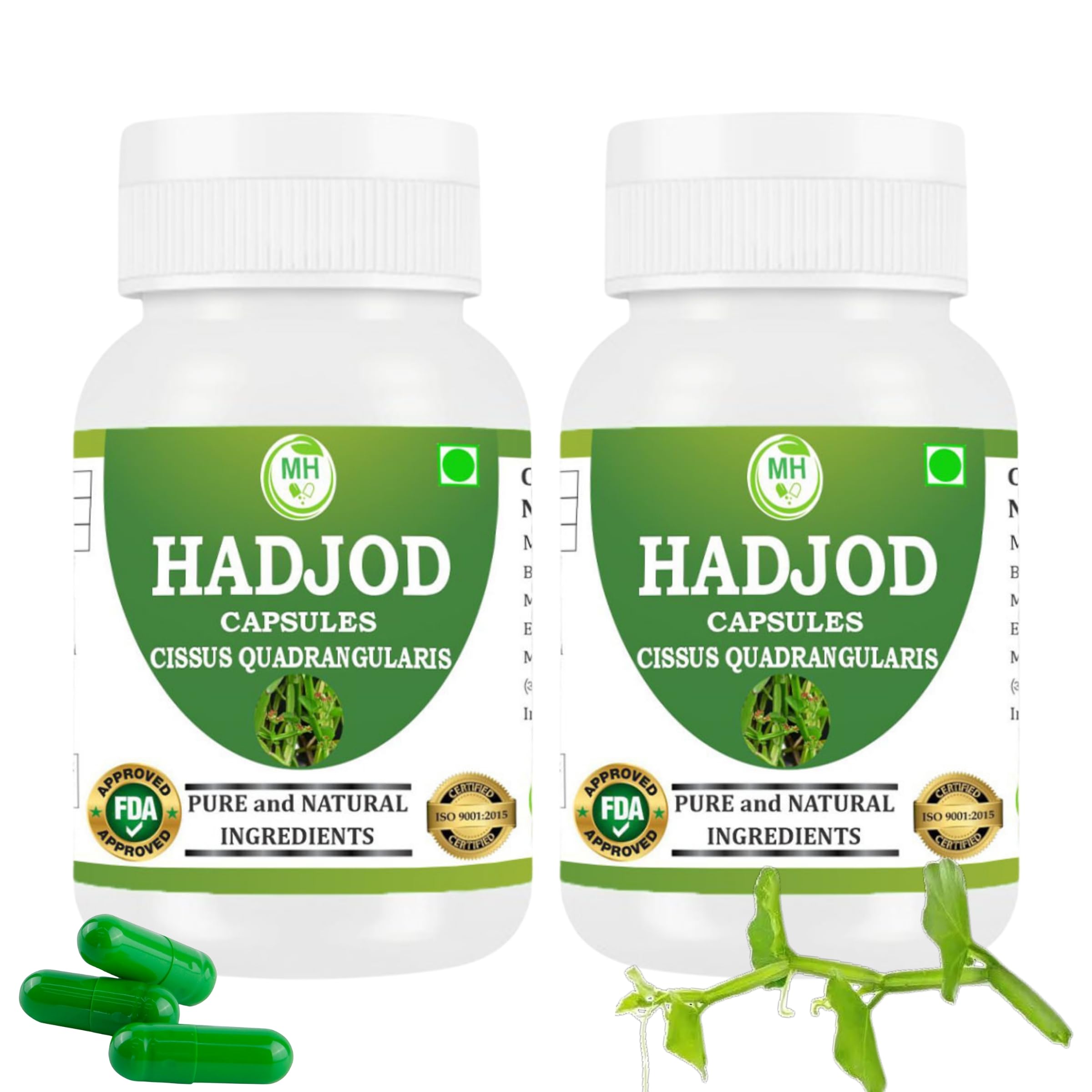 Hadjod Capsules 500mg – 60 Count | 4 Pack | Vegetarian | Plant-Based | Herbal Supplement | No Artificial Additives | Gluten-Free | Organic (pack of 1) — Amazon image 10