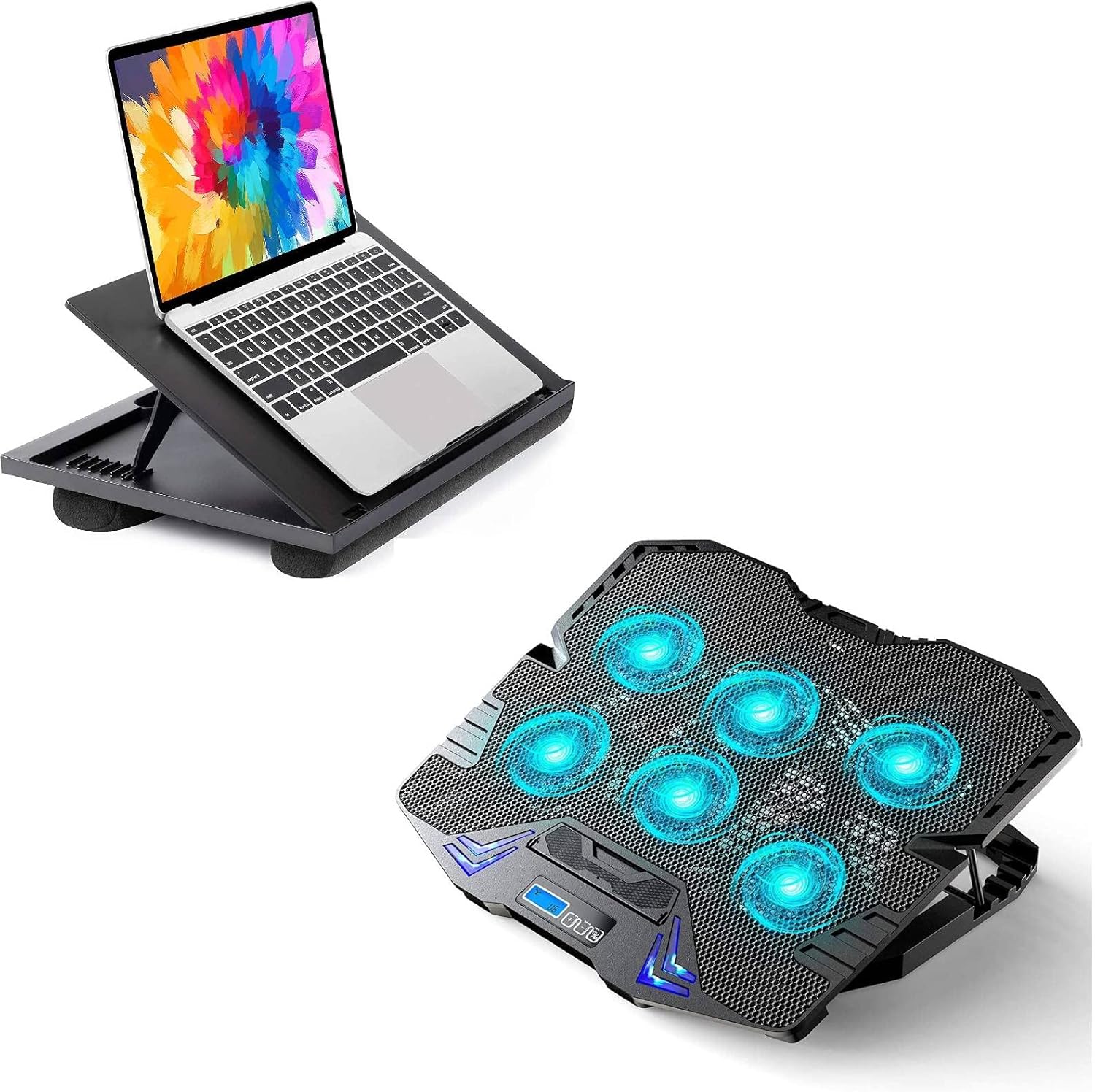 Gaming Laptop Cooling Pad and Adjustable Lap Desk Electronics