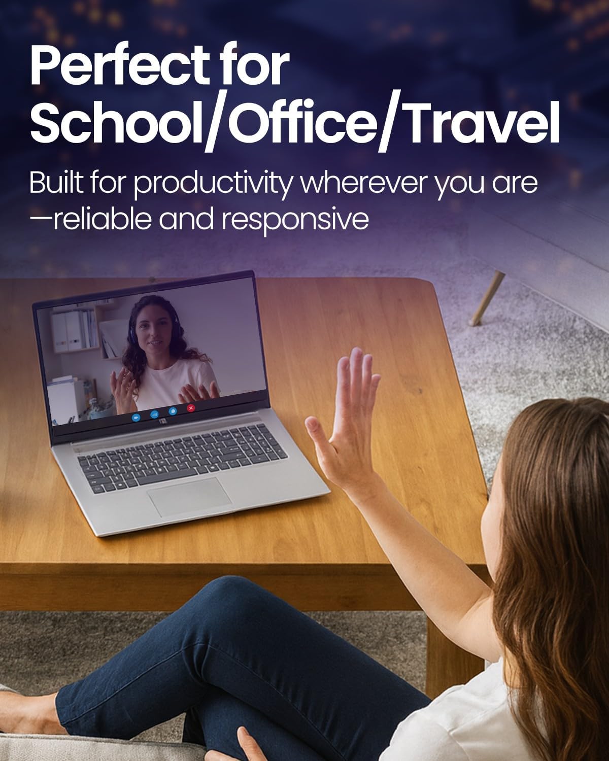 HP 17-inch Touchscreen Business Laptop · Intel 12-Core Ultra 7 255U · 12 NPU Tops · AI Copilot Ready · HD+ Display · Backlit KB · Privacy Camera · Win 11 Pro · w/Accessory (32GB DDR5 | 2TB SSD)