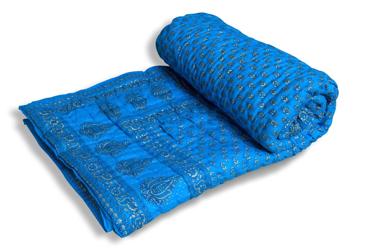 Buy Cure & Care AC Quilt/Razai Jaipuri Rajasthani Traditional Double Bed Light Weight Pure