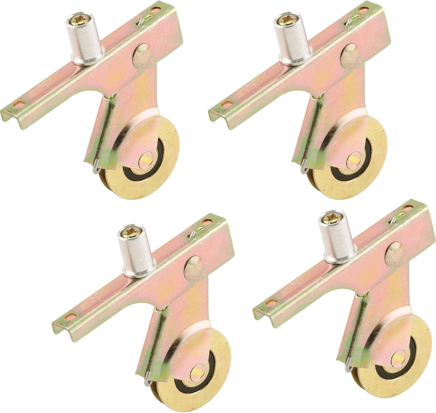 4 Pack Sliding Screen Door Tension Spring Fits for Bay Mills Doors, Replaces B 701, B 702 and B 814 Used on Both Top and Bottom, 1" Concaved Steel Ball Bearing