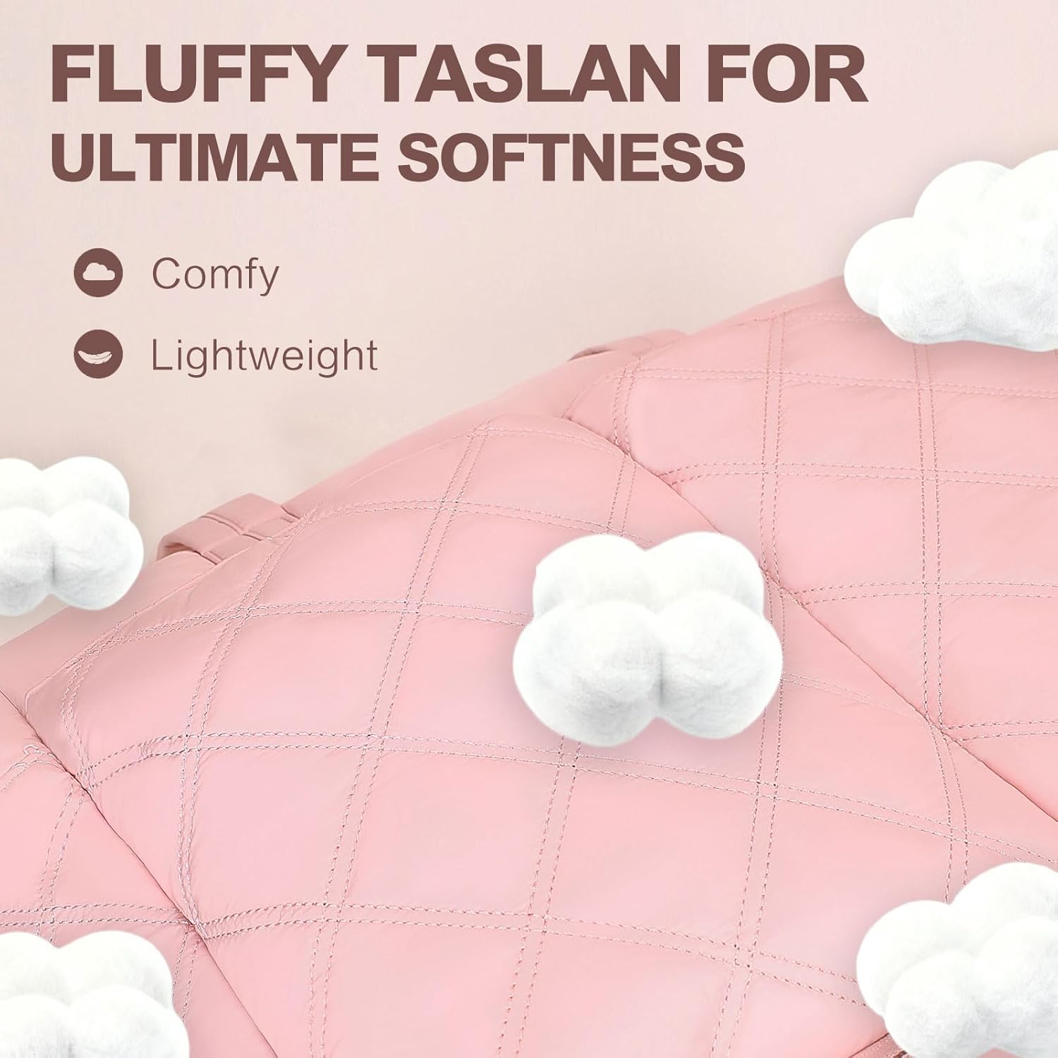 Weekender Bag for Women Men, Large Overnight Bag Faux Leather Travel Duffel Bag with Shoe Compartment Toiletry Packing Cube Carry On Bag Fit 21" Laptop 3Pcs Set (2PCS Pink) - Image 6