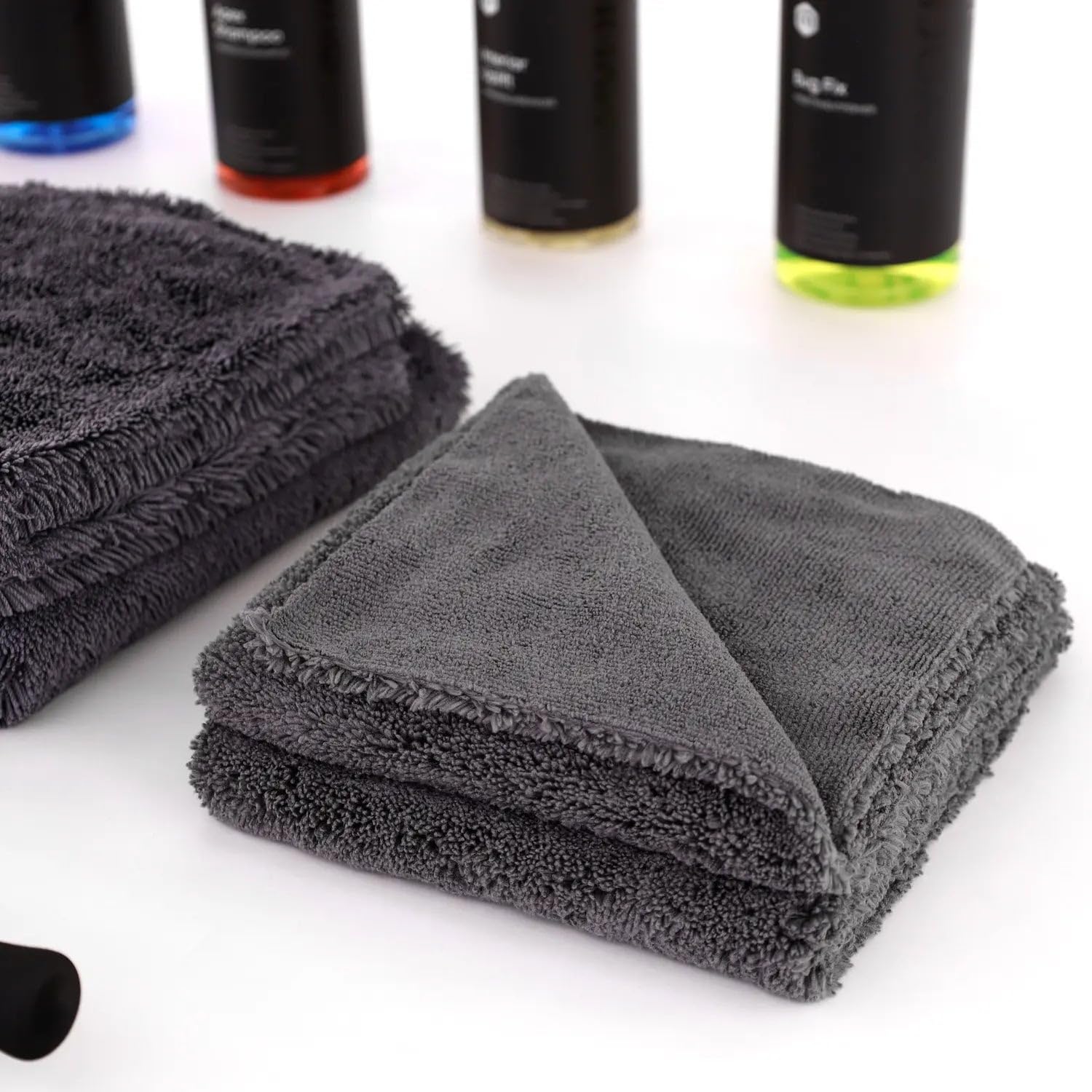Autopflege-Set Plus 9-teilig – Premium-Grundausstattung für Fahrzeugwäsche, Felgen & Innenraum – inkl. Mikrofasern, Waschhandschuh, Trockentuch & Felgenbürste