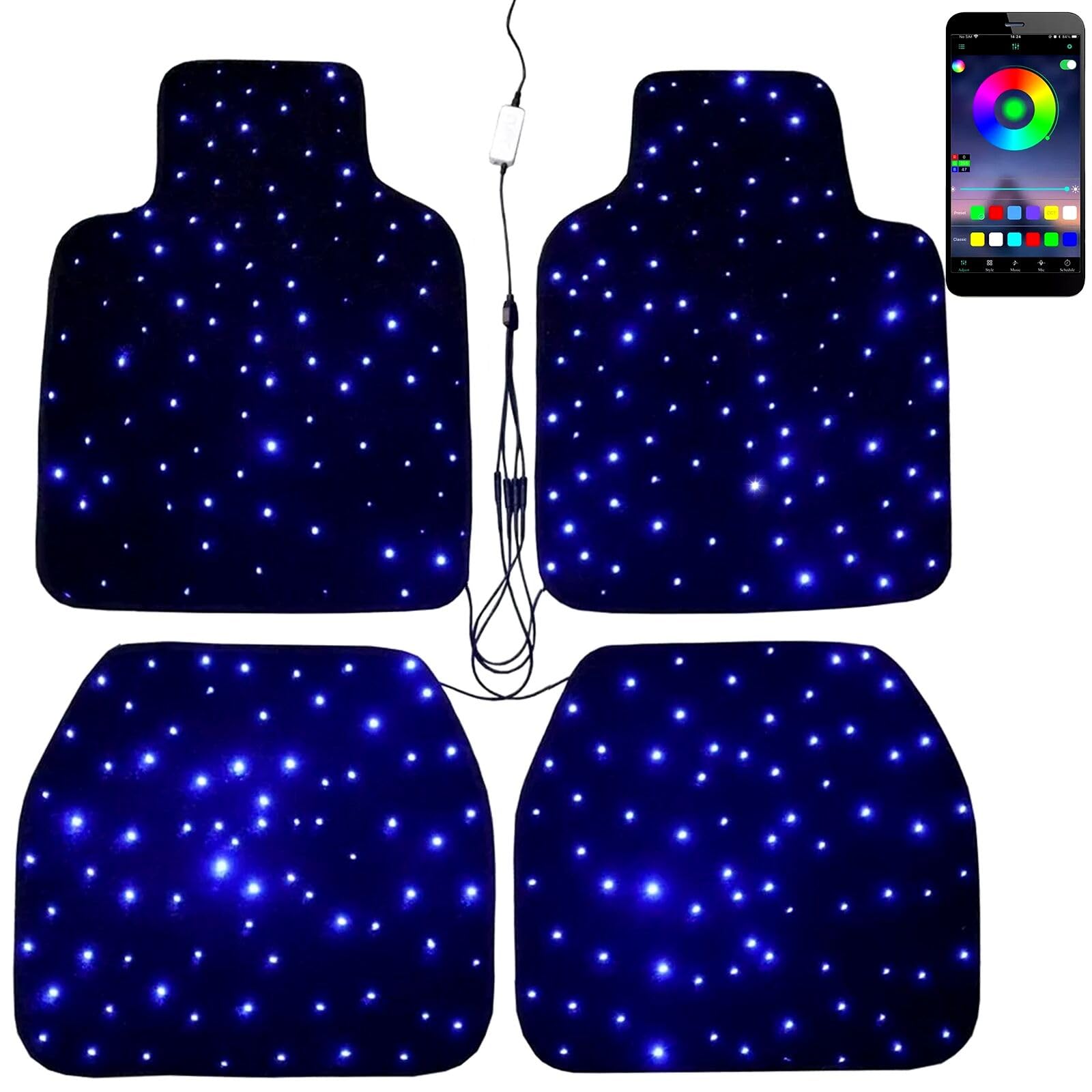 View 1 of ***STOCK PHOTO FOR REFERENCE ONLY***SEEPBER Starlight Floor Mats (USB)