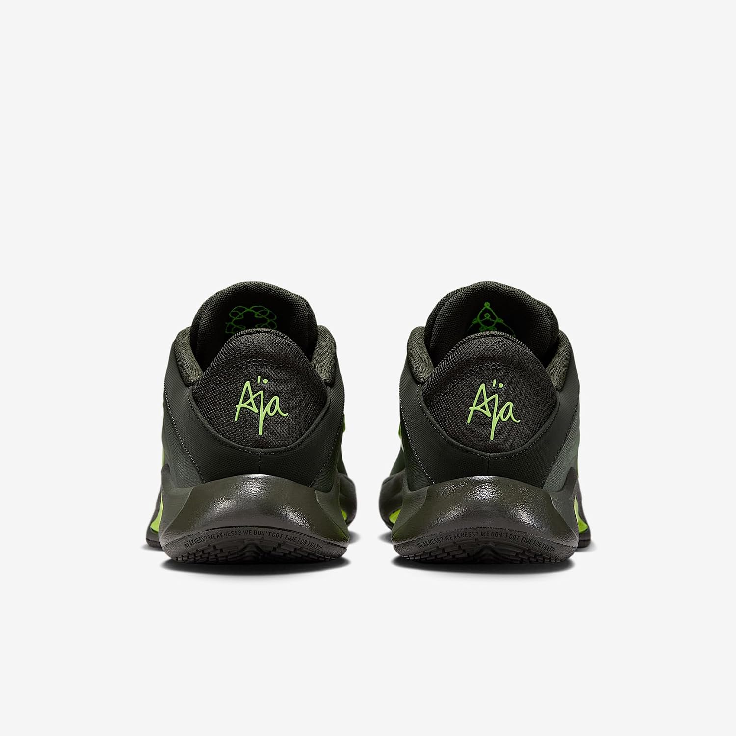 A'One The Switch A'ja Wilson Basketball Shoes (Sequoia/Cargo Khaki/Iron Green/Volt) Size 9