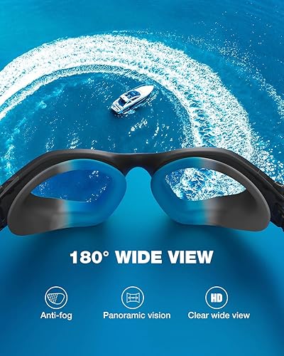 Miniatura 5 de ZIONOR G1MINI MIX - Gafas de natación para niños, con bloques de color, polarizados, sin fugas, antiniebla, para niños (3-14)