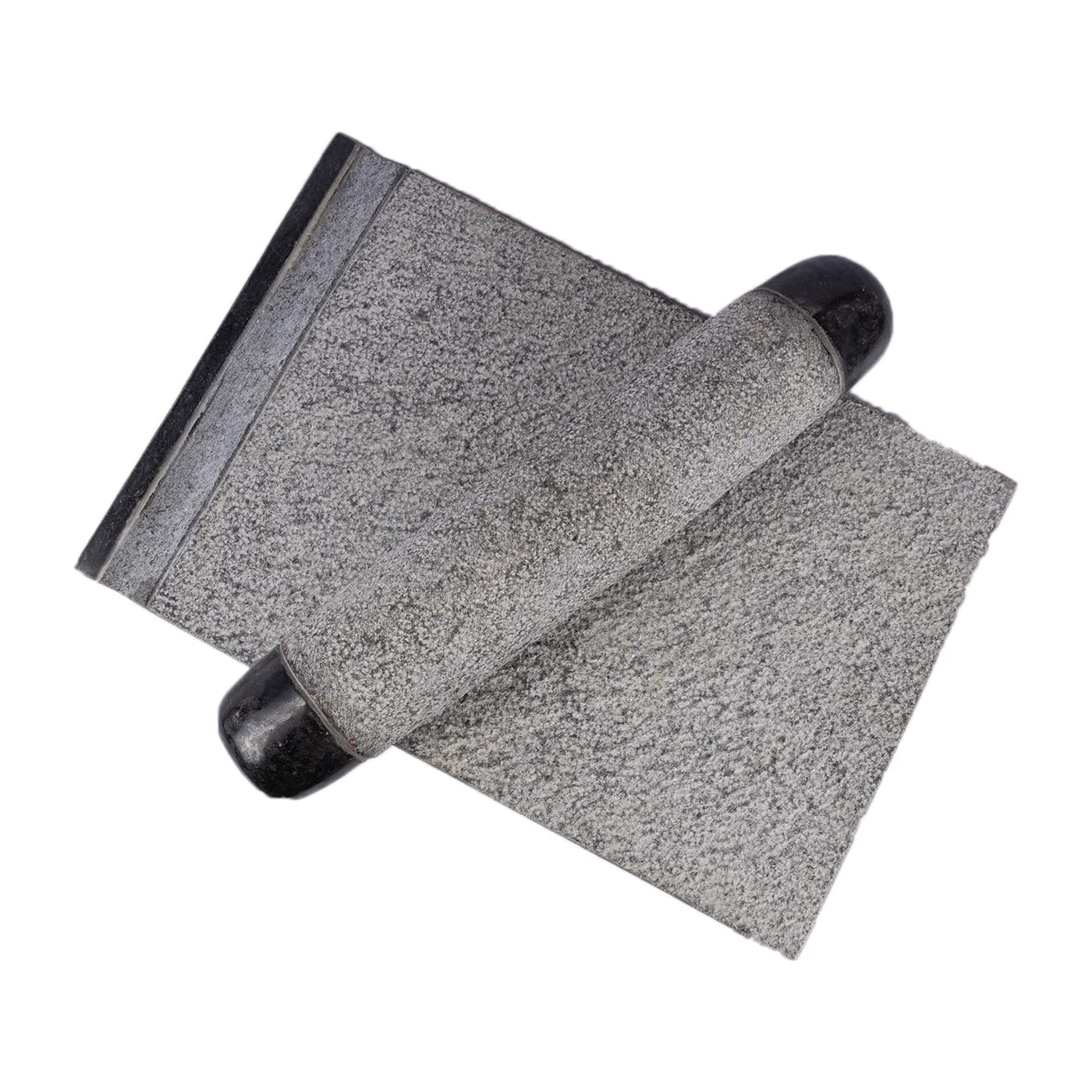 Village Decor black stone mortar & pestle ammikallu Polished (L * B - 18 * 12 inch)