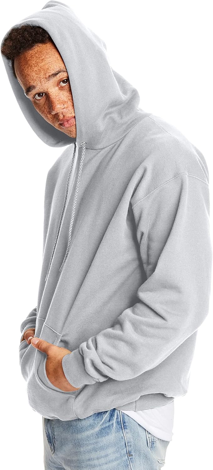 Available in a range of colors and sizes, this cotton sweatshirt for men is a timeless and classic essential for any man's closet. The high-quality construction and design make it a reliable choice for everyday wear, providing both style and comfort. Whether you're layering it under a jacket or wearing it solo, the Hanes Men's Ultimate Sweatshirt is a versatile and practical addition to your collection of hoodies. Description by ChatGPT.