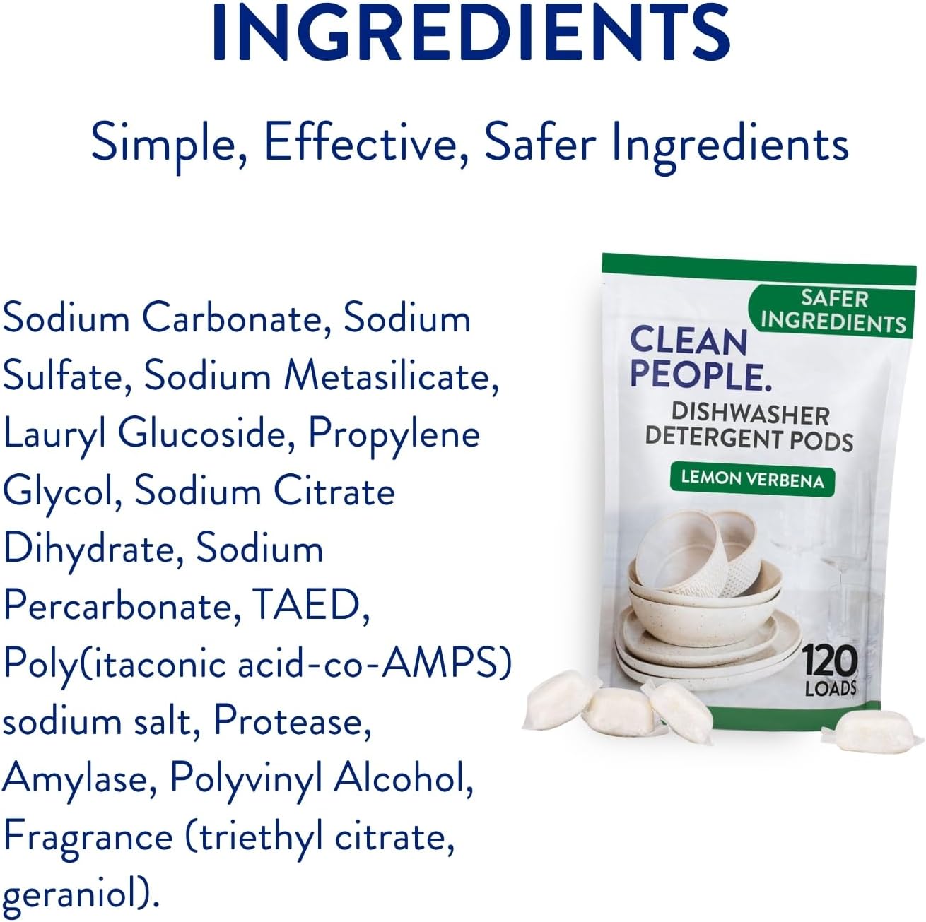 The Clean People Dishwasher Pods - Cuts Grease & Rinses Sparkling Clean photo 8