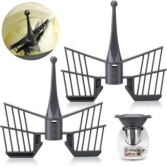 Set of 2 Butterfly Mixing Attachment for Thermomix TM5 TM6 TM31 Butterfly Stirrer for Thermomix Accessories Food Processor Replacement Parts for Vorwerk Thermomix Food Processor