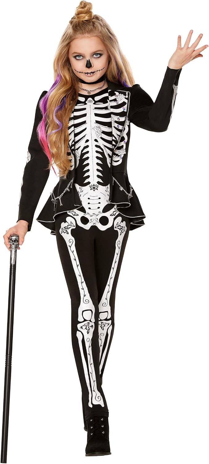 Spirit Halloween The Signature Collection Kids Skeleton Suit Costume | Kids Costumes | The Signature Collection