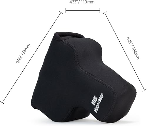 Miniatura 2 de MegaGear Canon EOS Rebel T7 Rebel T100 Rebel T7i Kiss X9i 0709-2165in Rebel T6 Rebel SL1 Rebel T5i 700D 800D 1300D 2000D 4000D funda de neopreno