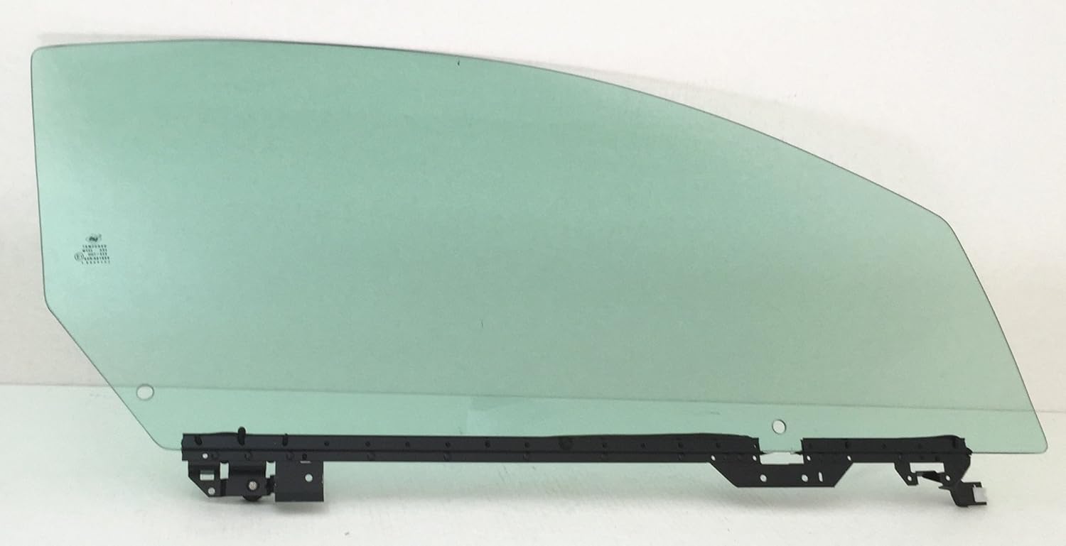 Passenger Right Side Door Window Glass for Ford Mustang 1994-2004 Models, Clear Tempered Glass