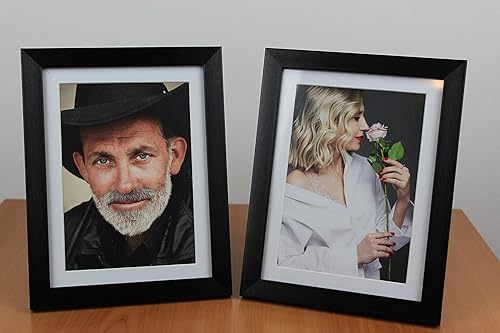 Miniatura 5 de PPD Paquete de papel fotográfico pesado para inyección de tinta, paquete de 4 x 6 pulgadas y 5 x 7 pulgadas, 64 libras, 8.47 ozm, 10.9 mil, 50 hojas