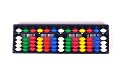Spillbox Abacus Math Learning Kit for Kids 13 Rod Multicolor White Beads(Pack of 1)