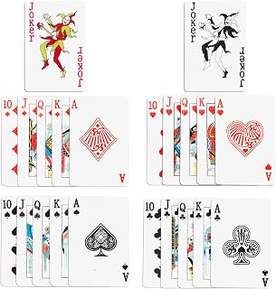Rsstarxi 52 Pack Poker Edible Cupcake Toppers Csino Cake Decorations Poker Casino Game Cupcake Picks for Las Vegas Casino Night Poker Events Birthday Party Cake Decorations Supplies