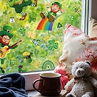 Vista 14 de Christmas Window Clings Xmas Decor - 90 PCS Reusable Double Sided Static Window Stickers - Merry Christmas Gel Decals for Xmas Decorations Indoor