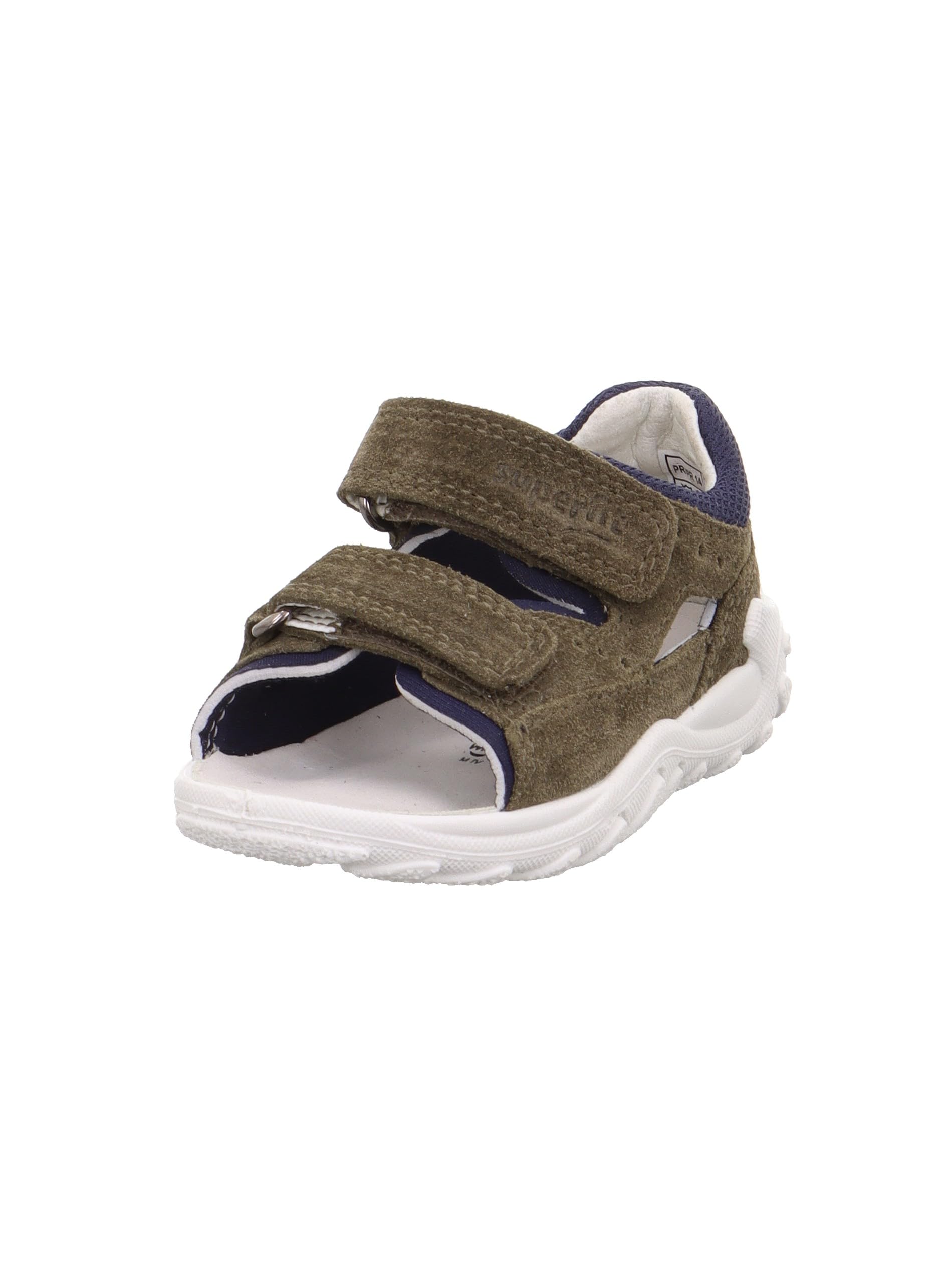 Superfit Flow Sandals, Green/Blue 7000, 19 EU, Green Blue 7000, 2.5 UK Child