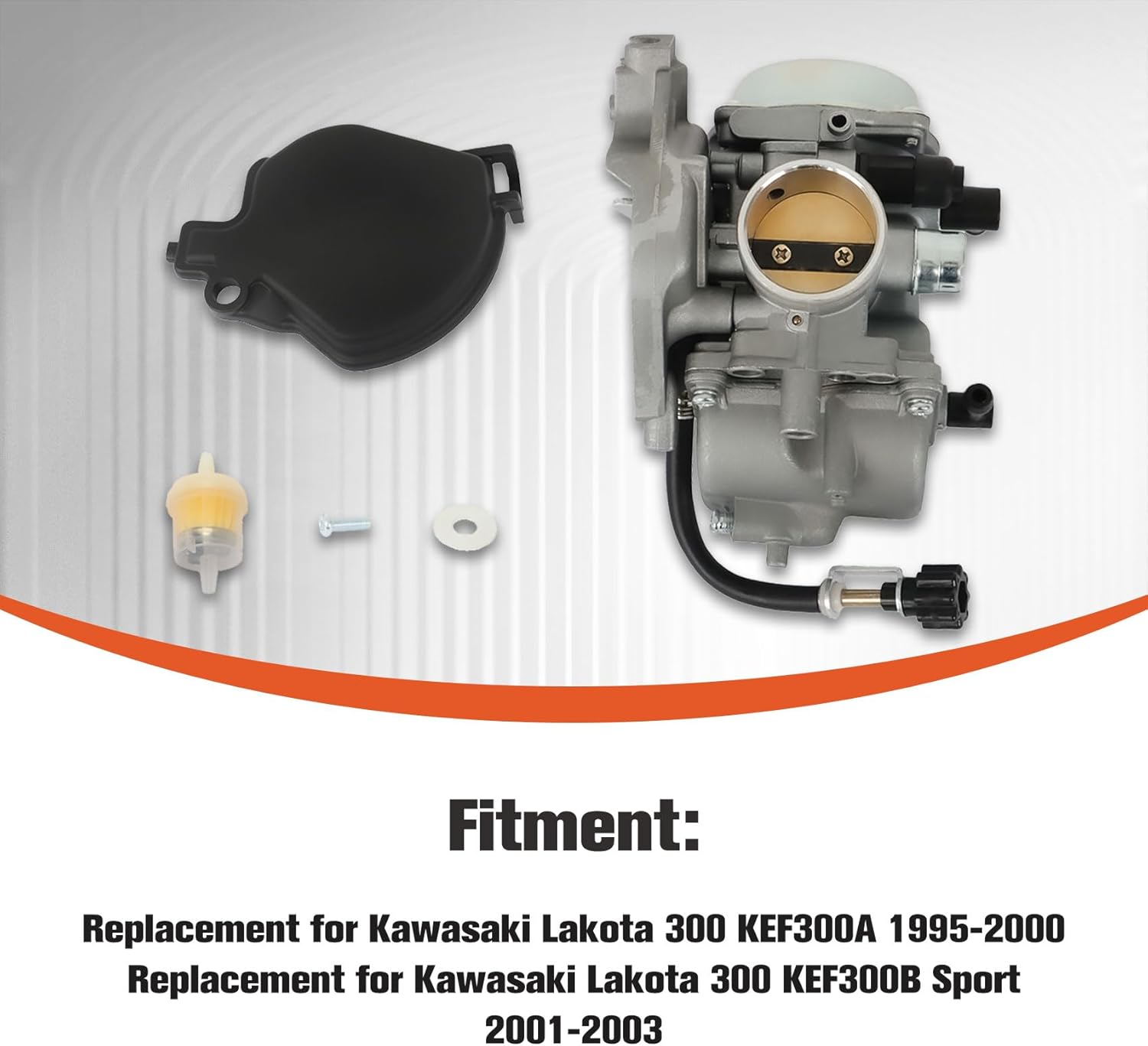 labwork Carb Carburetor Replacement for Kawasaki Lakota 300 KEF300A KEF300B Sport 1995-1999 2000-2003