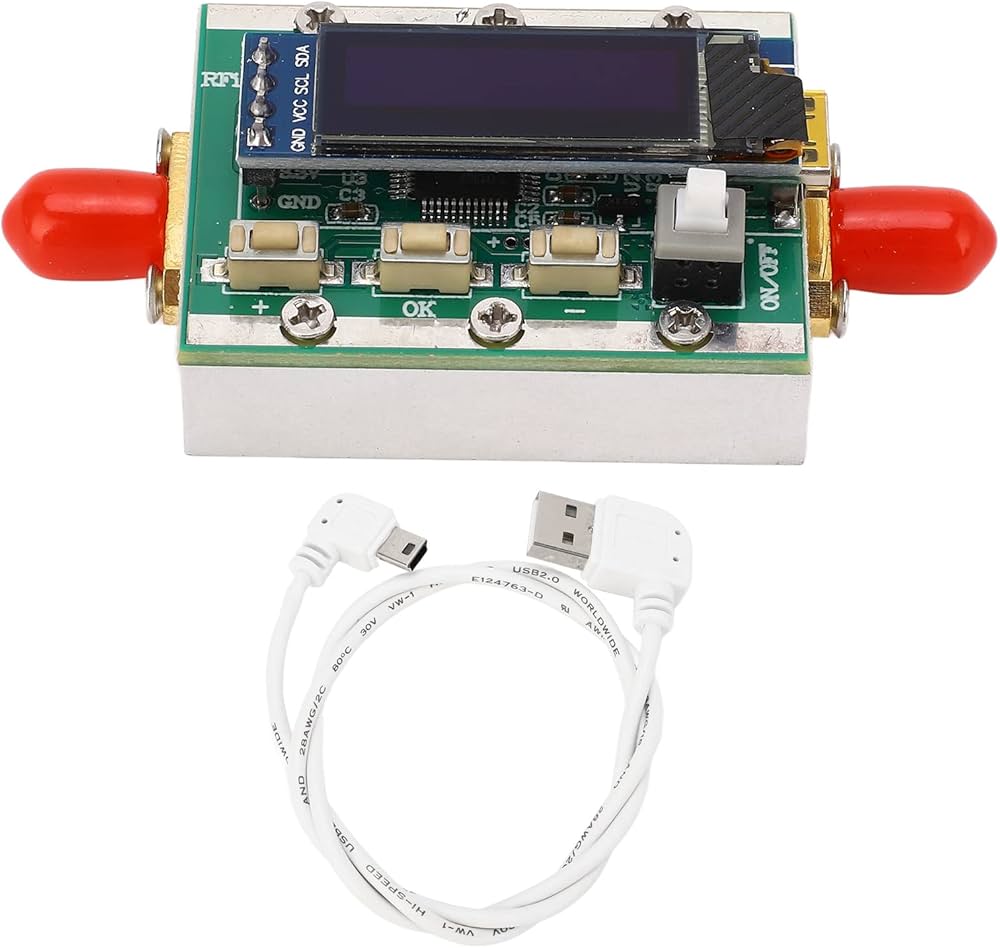 Amazon.co.jp: 可変RF減衰器 減衰器アッテネーター デジタルRF減衰器 1