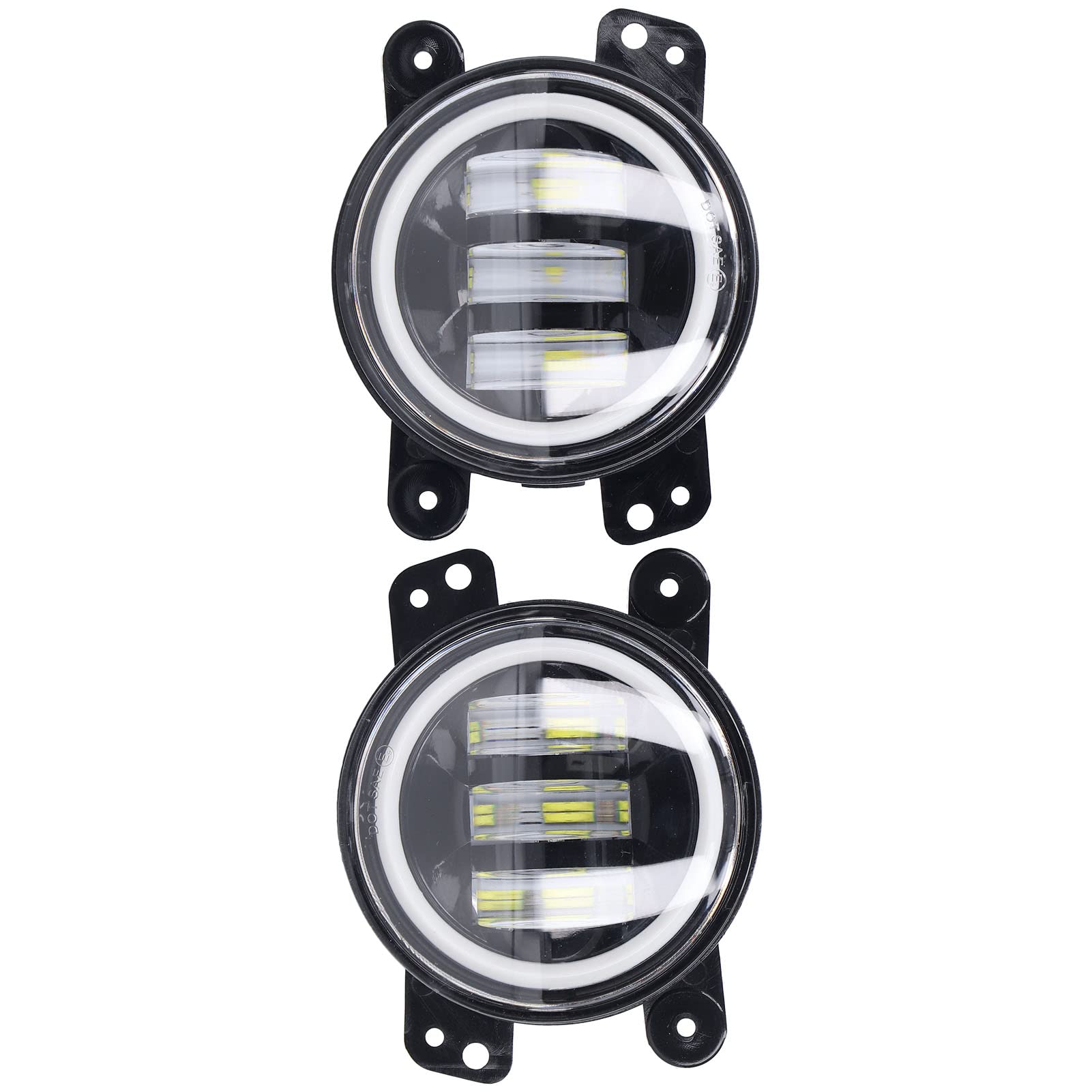10‑30V Angel Eyes Light 30W 3000LM LED Fendinebbia anteriore per auto, camion, furgone, rimorchio universale Ricambi per automobili