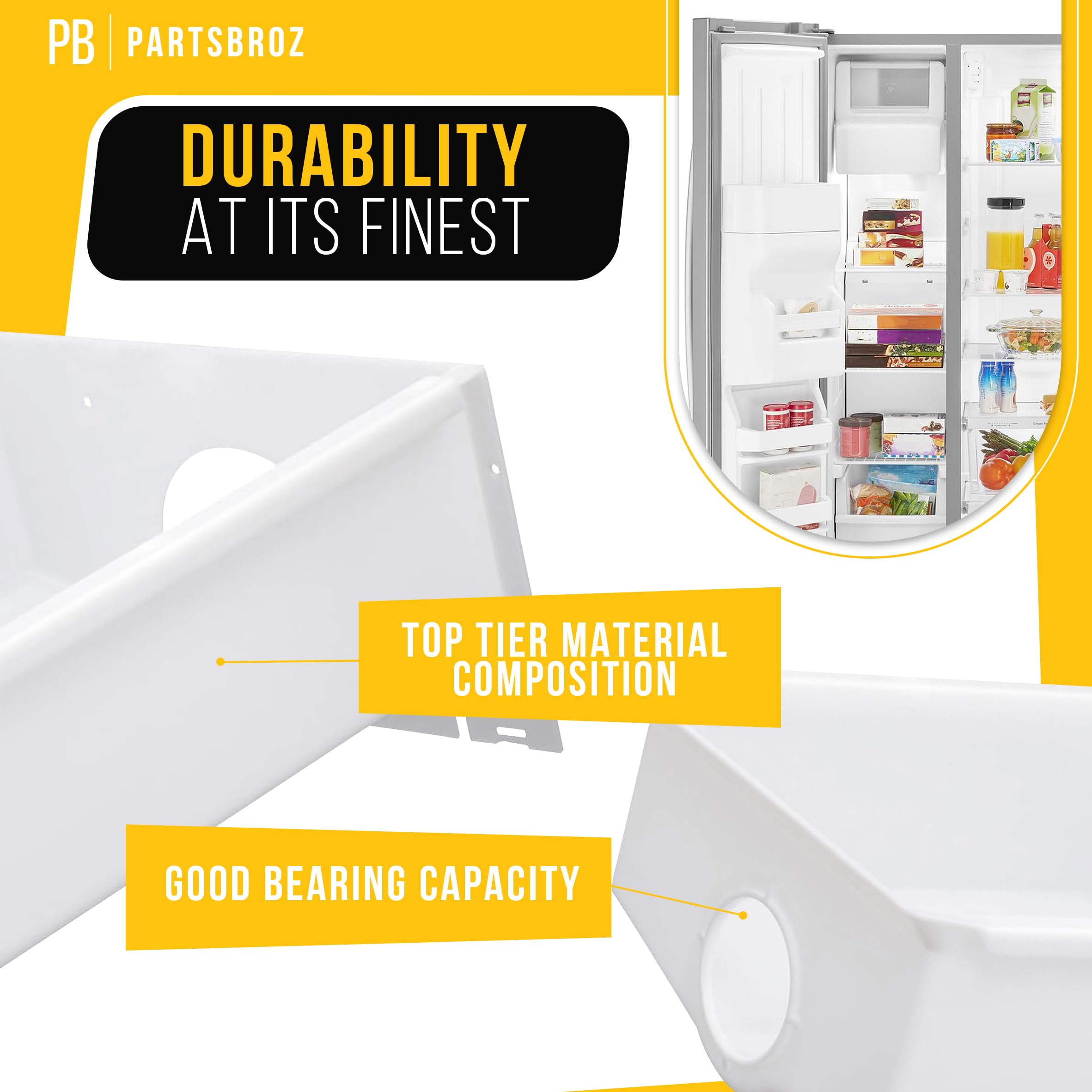 Kühlschrank-Eiswürfelbehälter für Whirlpool WRS325FDAW04