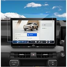 Tempered Glass 2026 New RAV4 60 Series 12.9-Inch Navigation Screen Protector Display Protection Sheet 9H Low Reflection High Sensitivity Touch Scratch & Smudge Resistant Easy to Apply Toyota New