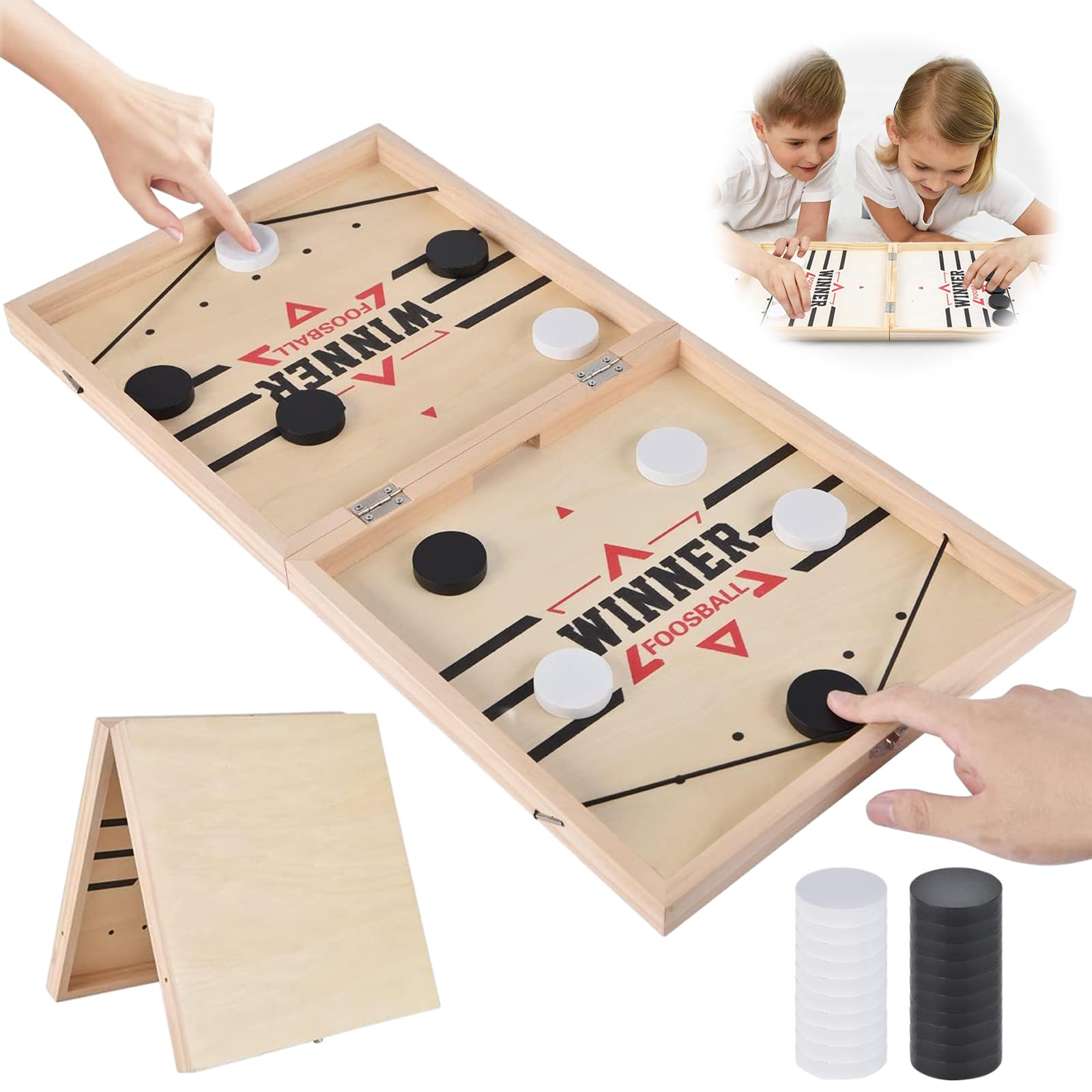 Gioco Da Tavolo Fast Sling Puck, Gioco Da Tavolo Di Hockey Su Ghiaccio Vincitore Di Giochi Da Tavolo~p135318501