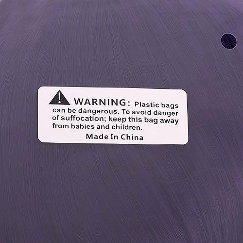 Miniatura 5 de MapofBeauty - Peluca para anime de 40 pulgadas de largo y lisa para fiesta de cosplay púrpura oscuro