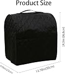 Hottes de mélangeur, Hotte de mélangeuse d'aide à la cuisine, Huches étanches au polyester, Housse de protection de la maison,KSM150 Series,Couvre-poussière de la tête de tilt avec des poches