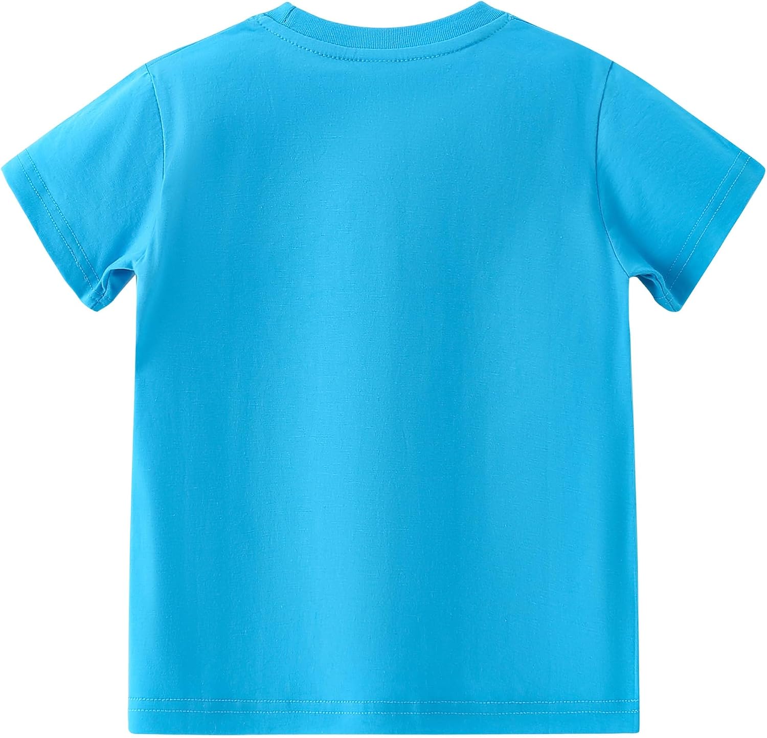 AIWUHE Toddler T Shirts Cotton Summer Tshirts Boys Girls Basic Tee Undershirts Short Sleeve Clothes Crew Neck Shirts 2-7Y