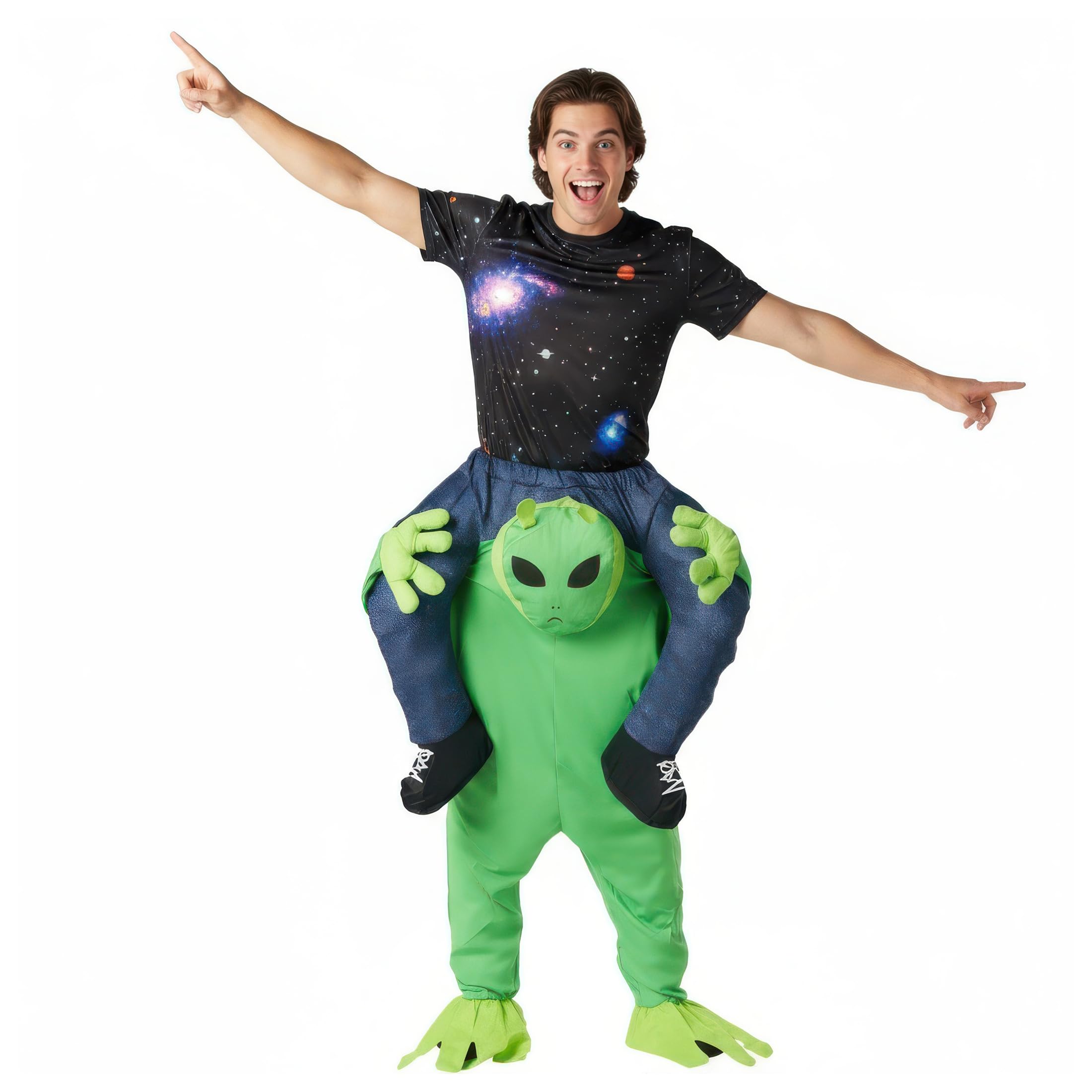 Alien Piggyback Costume - Adult Halloween Outfit