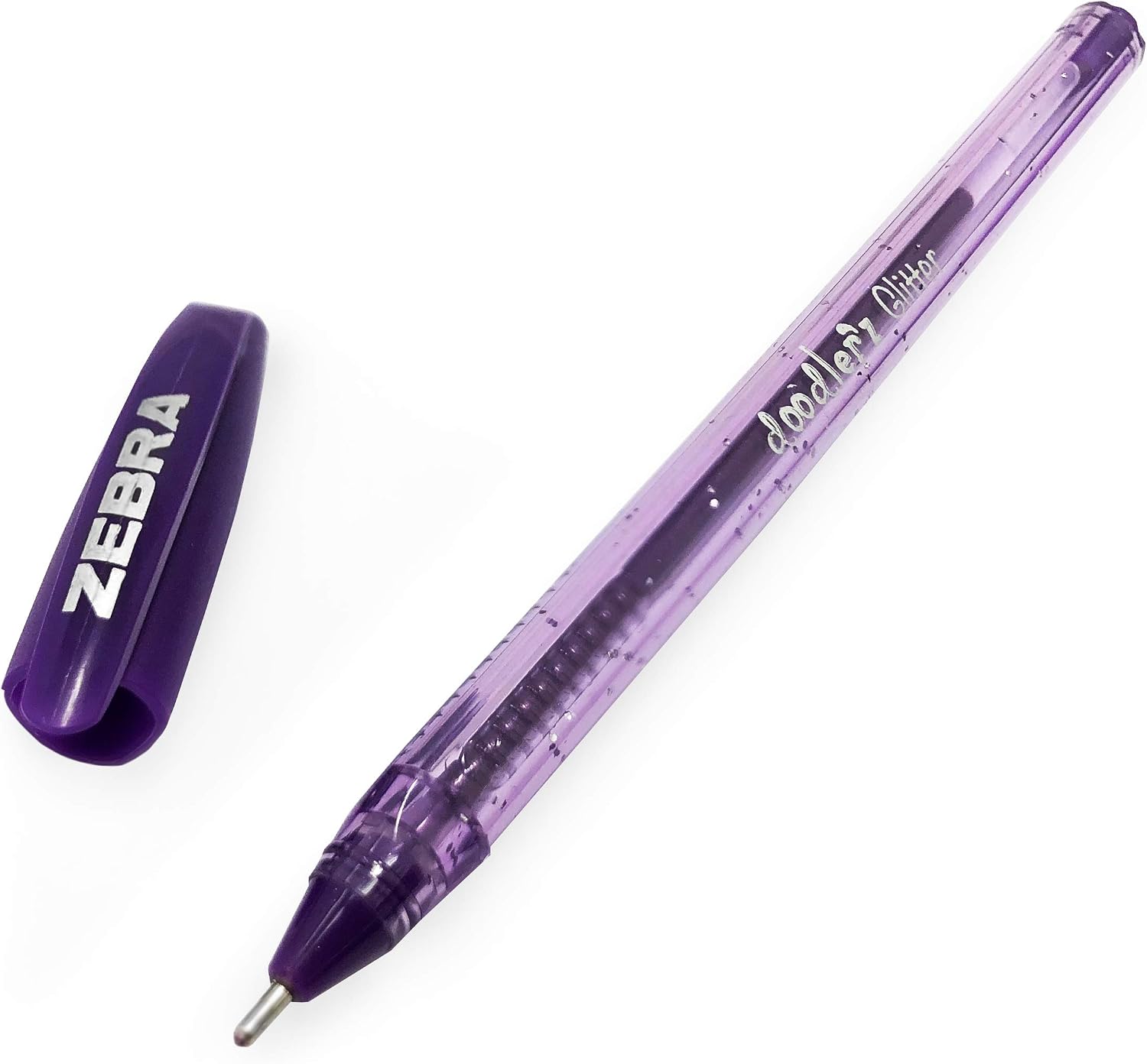 Zebra Z-Grip Glitter Pens - Doodler'z - 1.0mm - Assorted Glitter Colours - Pack of 10