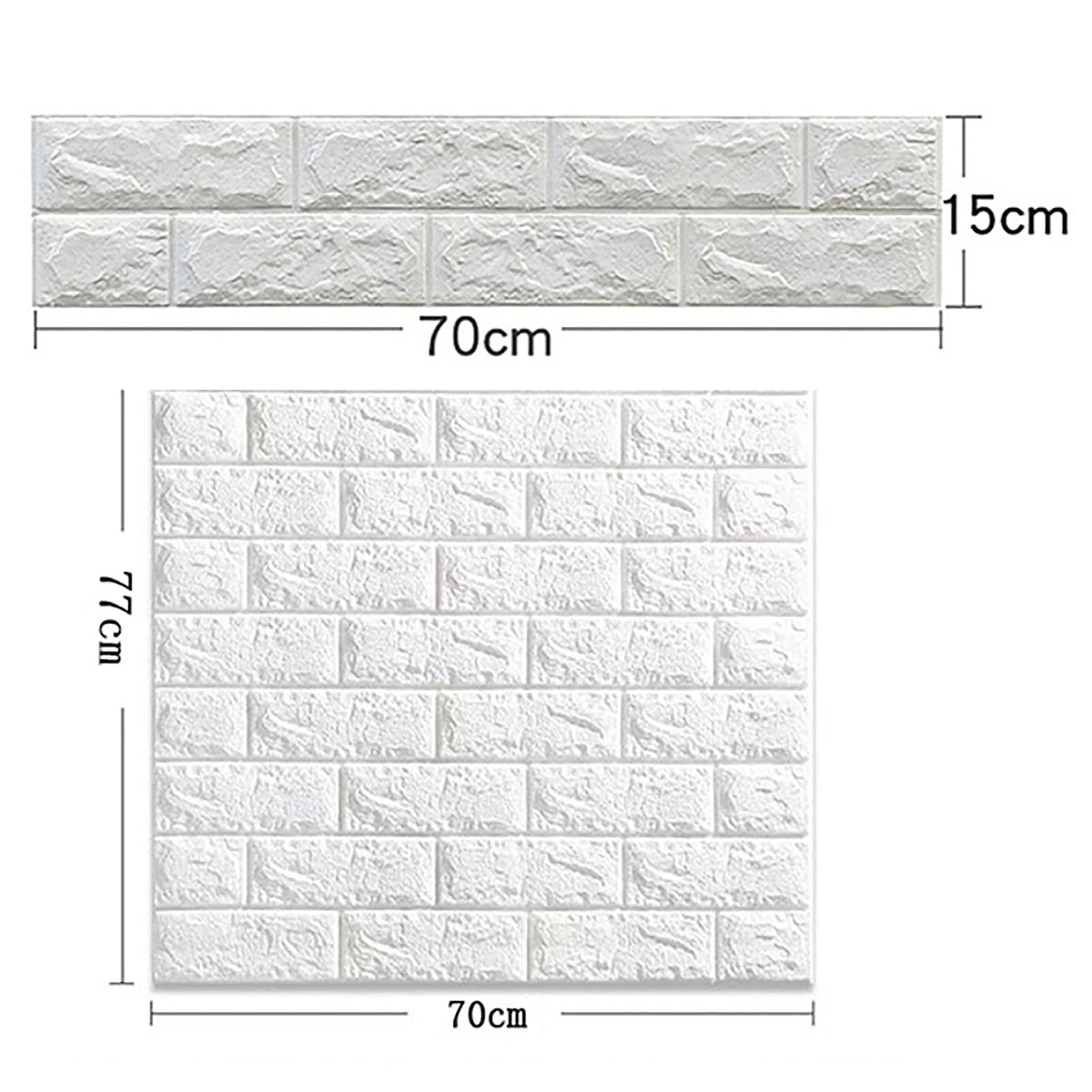 3D Brick Wall Easy Peel-And-Stick Soft Wallpaper Mattoni in Schiuma per Un Muro di Tendenza, Aggiungi Dimensione e consistenza alla Tua Stanza(S)