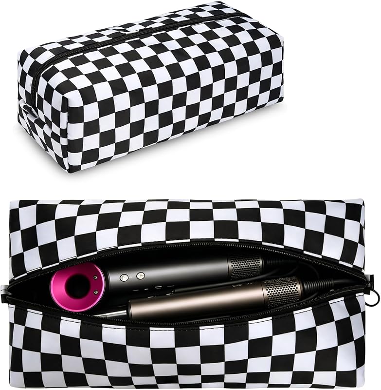 Necessaire de viagem para ferramentas de cabelo idoltimes compatível com Dyson Airwrap, estampa animal