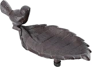 DOITOOL 1pc Cast Iron Bowl Storage Tray Automatic Pet Feeders Food Serving Tray Food Trays Cast Iron Bird Feeders Yard Bird Feeder Bird Feeders for outside Creative Adornment Garden Decor