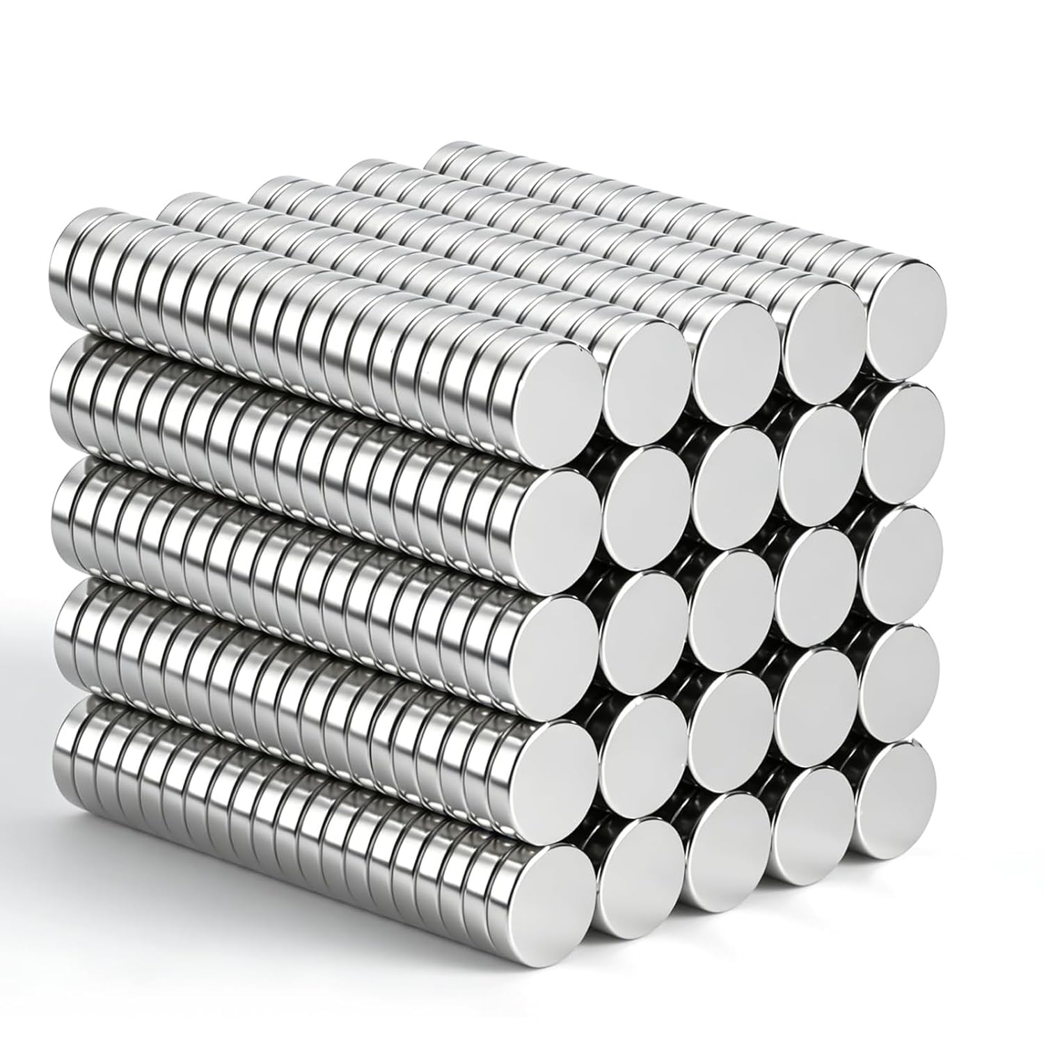 DIYMAG Small Stronge Rare Earth Magnets, 300 Pack, 8x3mm - Neodymium Magnets for Refrigerator, DIY, Crafts, Kitchen & Office