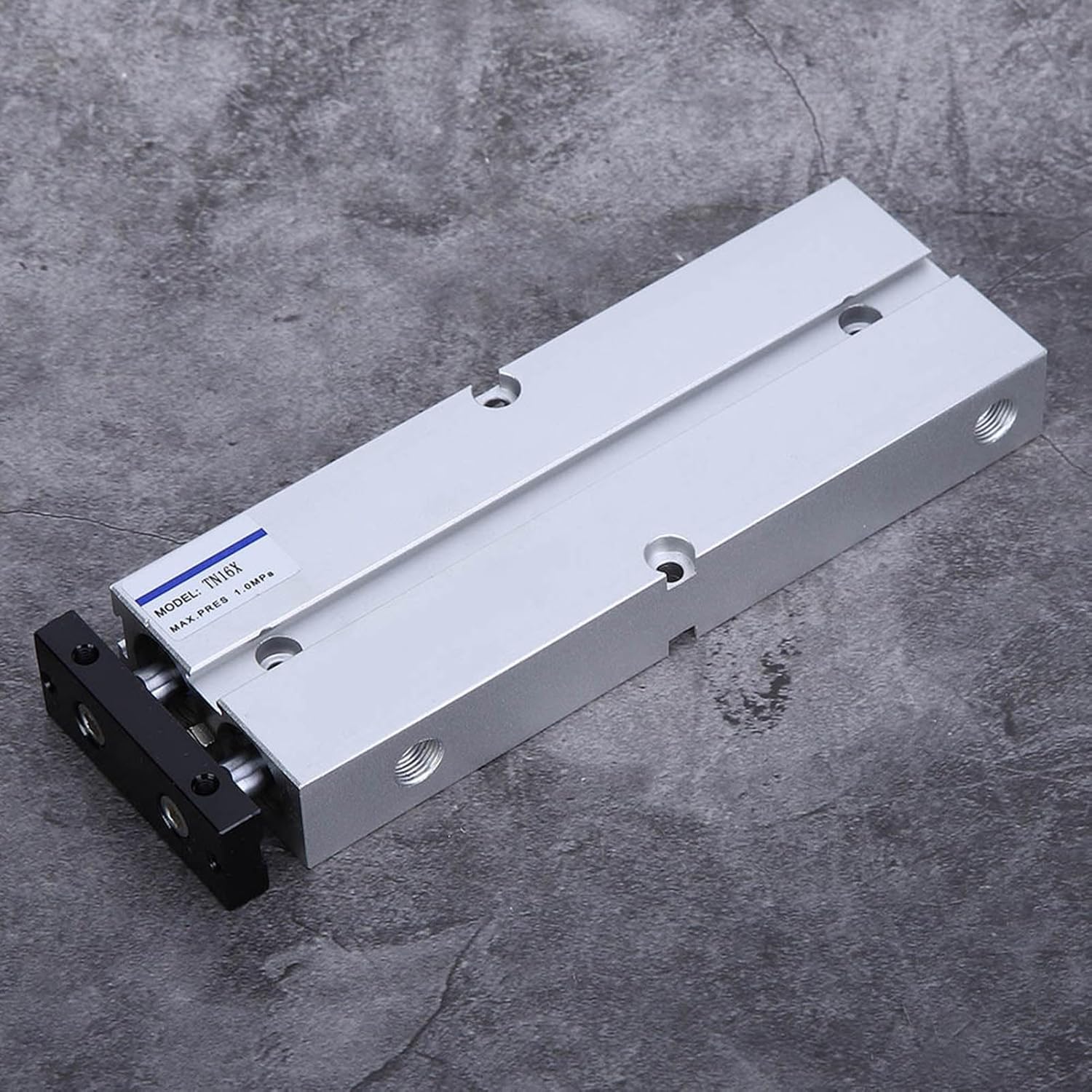 Fafeicy Air Cylinder, Pneumatic Cylinder, Double Acting Air Cylinder, Rail Cylinder, for Textile Industry, 10~200mm Stroke (10 Types Optional)(TN16X200-S)