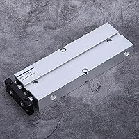 Vista 7 de Fafeicy Cilindro de aire, Cilindro neumático, Cilindro de aire de doble efecto, Cilindro de riel, para la industria textil, carrera de 10 ~ 7.874 in